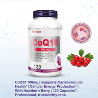 Coenzyme Q10 400mg Oméga-3 Stable Haute Absorption Antioxydant Vitamines en Capsules pour la Santé Cardiaque et l'Énergie 60/90/120/180 Comprimés