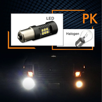 1156 BAU15S 1157 LED ampoule de voiture 6000K 3030 21SMD 12V-24V nouveau rouge ambre antibrouillard queue conduite lampe Auto clignotant feux de recul