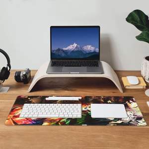 Mouse Pad besar 80x30cm, Mouse Pad besar Anime Gaming dasar karet anti selip, matras panjang komputer rumah kantor - Product Image 2