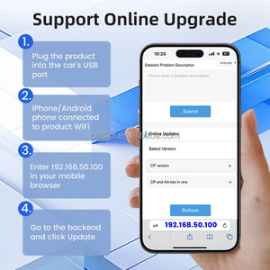 Carlinkit Carplay Adapter Mới Đến Không Dây Carplay Android Tự Động Mini Siêu <span class=keywords><strong>3</strong></span> Cho OEM Có Dây Xe Chơi Để Không Dây - Product Image 2