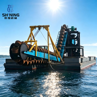 Flussgold-Baggerkettenschiff: Komplettes Goldabbaubaggerboot mit Goldzentrifugal-Separatorsystem