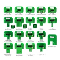 Marco BDM de Acero Inoxidable con LED y 22 Adaptadores OBD2, Herramienta de Reprogramación de ECU de Aluminio para Ingeniería Automotriz