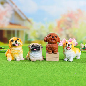 Adornos de dibujos animados de Wang Xingren, decoraciones para el coche o escritorio, artesanías de resina de cachorros, fabricantes, venta al por mayor - Product Image 2