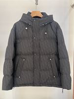 Ventes chaudes, veste d'hiver à fermeture éclair personnalisée de haute qualité pour hommes, logo imprimé, veste en duvet de coton pour hommes