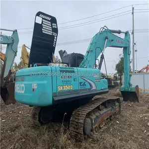 Kobelco SK350 SK360 סורק חופר משמש יפני kobelco sk350 350 480 חופר למכירה