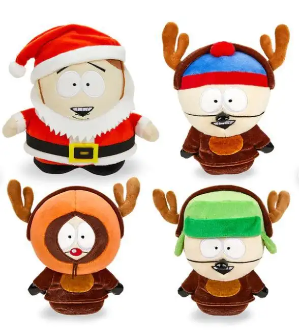 Wholesale New Cute Cartoon South Park CHRISTMAS plush toys Stuffed Animal South Park Plush Toys for Kid