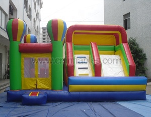Màu Sắc Tươi Sáng Combo Inflatable <span class=keywords><strong>Bouncy</strong></span> Castle Với Side Slide Để Bán - Product Image 4