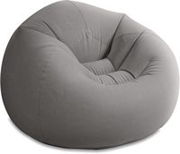 Fauteuil gonflable personnalisé en gros, directement de l'usine - Flocage texturé en velours côtelé et design pliable compact