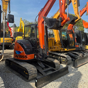 Mini pelle sur chenilles Hitachi ZX55 de 5 tonnes d'origine utilisée avec moteur de boîte de vitesses à vendre - Product Image 1