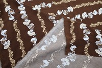 Tissu imprimé imitation coton, technologie de tissage peigné, chemise respirante, chemise textile pour la maison pour filles