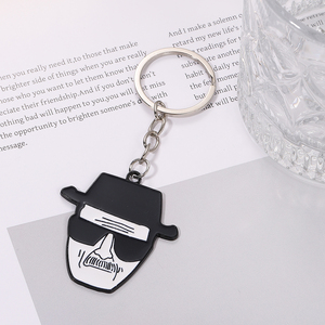 Nuovo Portachiavi in Lega di Zinco con Ritratto di <span class=keywords><strong>Heisenberg</strong></span> della Serie TV Americana Breaking Bad, Ciondolo Decorativo Impermeabile - Product Image 6