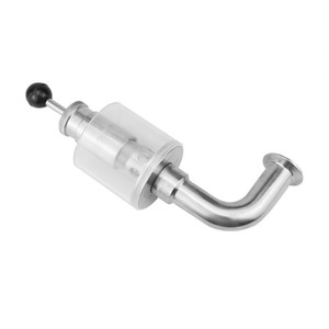 Válvula de escapamento de aço inoxidável, sanitário ss304 316l, medidor de pressão de escape - Product Image 3