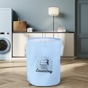 Cesto de <span class=keywords><strong>ropa</strong></span> <span class=keywords><strong>sucia</strong></span> de poliéster plegable con estilo, cesto de <span class=keywords><strong>ropa</strong></span> <span class=keywords><strong>sucia</strong></span>, <span class=keywords><strong>bolsa</strong></span> de almacenamiento con asa - Product Image 2
