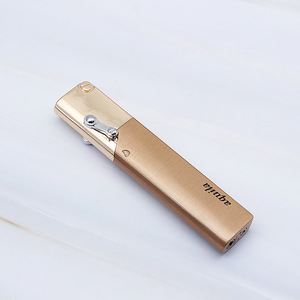 Briquet torche classique à flamme jet avec roue à silex, corps long, au <span class=keywords><strong>butane</strong></span>, pour cigares et pipes - Product Image 6