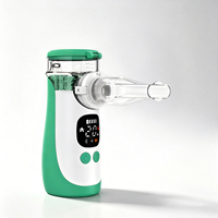 Nebulizador Eléctrico Portátil Médico para Niños y Adultos, Mini Nebulizador de Malla Recargable por USB para Uso Doméstico, de Plástico, con Certificación CE