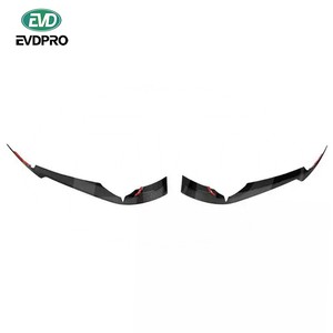 Ailerons de pare-chocs avant en fibre de carbone pour <span class=keywords><strong>Chevrolet</strong></span> Corvette C8 2020-2022 - Product Image 1