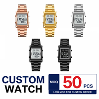 Montre numérique multifonction SKMEI 1815 personnalisée pour homme, bracelet en acier inoxydable, alarme, rétroéclairage, montre de sport d'extérieur pour homme