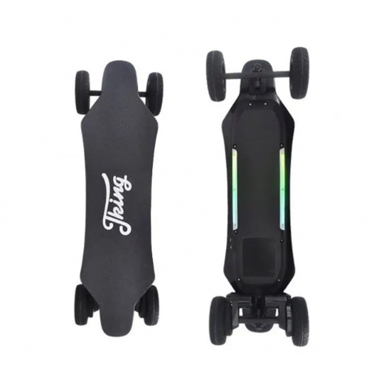 Custom Ruote Electric Flying Board Sport Off Road Elettrico Longboard Skateboard motorizzato 800w con motore 40km per adulto 4x4