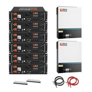 อินเวอร์เตอร์ ALPHA 5 PRO สำหรับเซิร์ฟเวอร์ DC/AC พร้อมชุดระบบออฟกริด 13,000W แรงดันไฟฟ้าขาออก 120/240V สามเฟส 48VDC 30.72kWh ประสิทธิภาพ 99% - Product Image 2