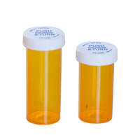 Bouteille de médecine en plastique de forme ronde écologique facile à ouvrir conception simple 160ml PP