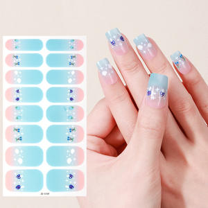 Autocollants 3D japonais coréens pour ongles, plastique imperméable, design <span class=keywords><strong>français</strong></span>, dessin animé d'<span class=keywords><strong>amour</strong></span>, petit film polonais - Product Image 4