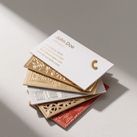 Carte de remerciement personnalisée de luxe en papier artistique imprimable avec instructions d'entretien des bijoux pour petites entreprises