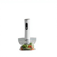 Machine de mise sous vide pour l'emballage alimentaire, batterie rechargeable, portable, pour un usage quotidien, cuisine, maison, câble de charge USB-C