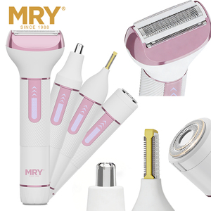 Rasoir pour <span class=keywords><strong>femme</strong></span> MRY indolore Rechargeable Tondeuse pour poils pubiens Rasoirs électriques étanches Tondeuse pour femmes Bikini pour jambes et poils corporels - Product Image 3