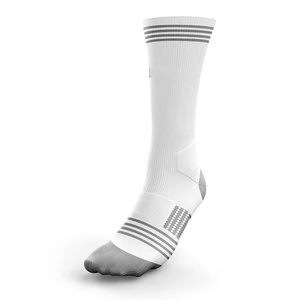 Custom Cushioned Anti-Slip Mid Calf Soccer Football Basketball <b>Socks</b> Running Sports for Spring Season Sweat Features - Product Image 3