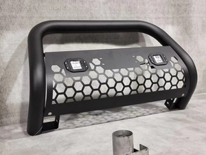 Barra di toro del paraurti anteriore in acciaio verniciato a polvere resistente per Ford Ranger T6 <span class=keywords><strong>T7</strong></span> T8 T9 - Product Image 2