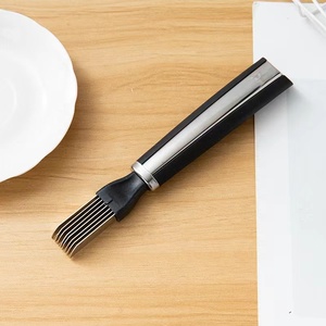 Küchen helfer Multifunktions-Edelstahl-Lebensmittel Speedy Scallion Chopper Zwiebel Knoblauch messer Gemüses chredder Slicer Cutter - Product Image 5