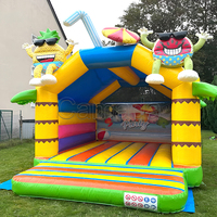 Château gonflable 3D sur le thème de la jungle avec souffleur