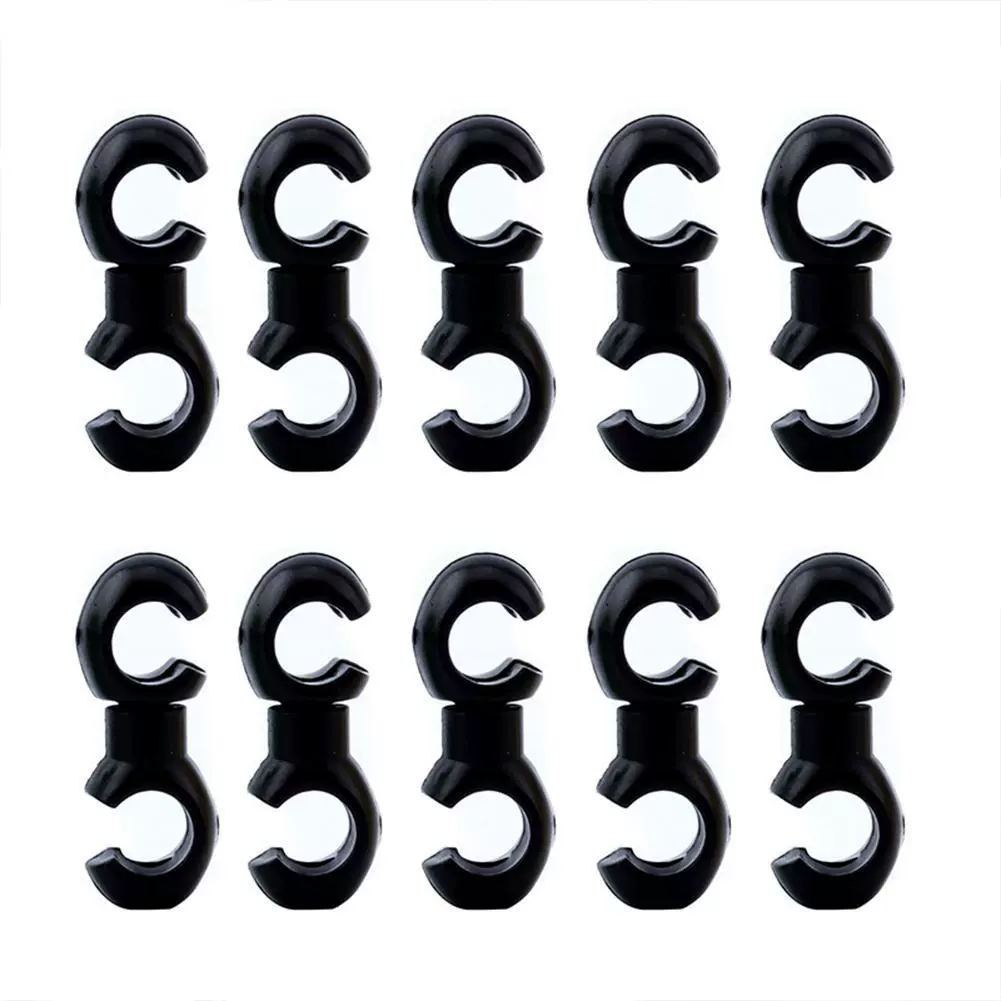 S-clasp-black-10 per pack