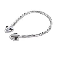 Boucle de porte flexible en métal, protecteur de câble à ressort en acier inoxydable pour porte de contrôle d'accès