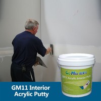 Pintura Acrílica para Paredes Interiores, Revestimiento de Yeso para Nivelación y Decoración de Paredes, Gran Venta