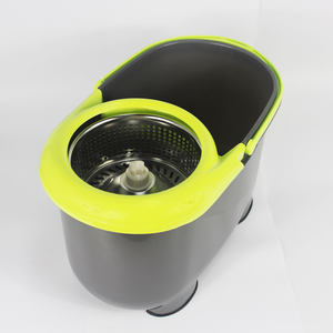 Spin Mop 360 <span class=keywords><strong>Seau</strong></span> Fournitures de nettoyage ménager Vadrouilles et balais Vadrouille plate en microfibre avec <span class=keywords><strong>seau</strong></span> - Product Image 2