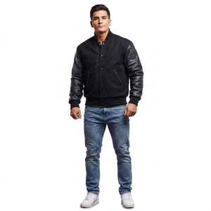 Custom High Quality Design Bomber <b>Jacket</b> <b>Men</b> Sleeves Chenille Embroidery <b>Baseball</b> Letterman CollegeBaseballjacket <b>for</b> <b>men</b> - Product Image 1