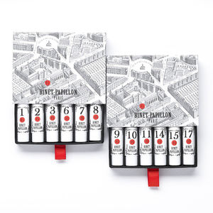 Caja de regalo con cubierta de muestra de perfume para mujer de nuevo diseño personalizado embalaje <span class=keywords><strong>MAM</strong></span> <span class=keywords><strong>mini</strong></span> Kit de muestra de perfume caja de descubrimiento de aromas favoritos - Product Image 3