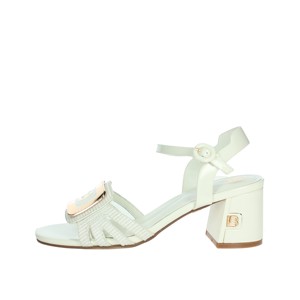 Sandali con tacco bianchi 9049 - Product Image 1