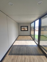 Maison préfabriquée de luxe en bois de pommier avec cuisine et salle de bain pour hôtel, glamping, jardin, bureau, villa