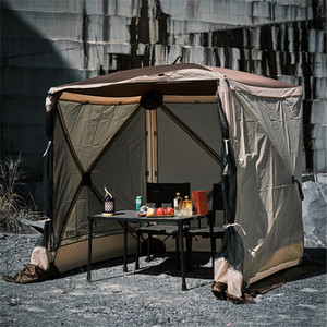 Tente de <span class=keywords><strong>camping</strong></span> pop-up Wildland Quick Set up Hub Screen House 400 Cube, abri solaire pour glamping, salon de <span class=keywords><strong>camping</strong></span> en plein air pour jardin/plage - Product Image 6