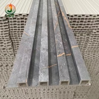 Revestimiento de Pared WPC con Diseño Moderno, Resistente al Fuego y al Agua, Efecto 3D, Ondulado, Panel de Rejilla de Madera y Plástico Compuesto, PVC para Interiores