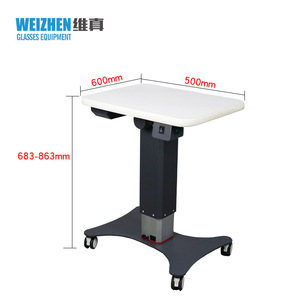 Table d'optométrie électrique Vigen WZ-3Z, poste de travail réglable en hauteur pour hôpitaux ophtalmologiques et magasins d'optique - Product Image 4