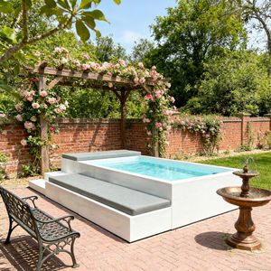 Piscina Elevada de Lujo con Sofá y Filtro – Piscina de Fibra de Vidrio para Villas, Hoteles y Resorts. Incluye Bomba y Calentador - Product Image 2