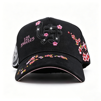 Spedizione Gratuita Cappello da Baseball Nero Unisex per Adulti con Visiera Curva a 5 Pannelli Thirty One Hats LA Gorra DMG Hats The Magician 31 Hats