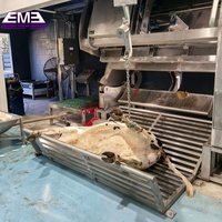 Boîte de rituel hydraulique pour l'abattage halal du bétail vivant, équipement d'abattage pour les rituels religieux musulmans