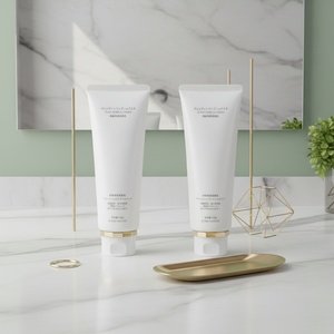 Cosmetic Plastic Tube with Lotion <b>Pump</b> for BB Cream and Face Mask <b>Screw</b> Cap Compatible with for Kylie Skin Care - Product Image 6