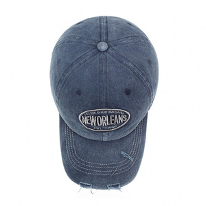 Moda tendencia calle Hip Hop hacer viejo rasgado personalidad personalizado Casual gorra de béisbol bordada - Product Image 3
