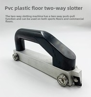 Outil de rainurage bidirectionnel en métal et plastique Mengna AZ-4, poignée en alliage d'aluminium, roues de guidage pour l'installation de revêtements de sol en PVC bidirectionnel