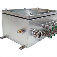 Boîtier antidéflagrant en acier inoxydable SS316 IP66 Ex Eb IIC T6 Gb DC24V 5A Boîte de jonction électrique Zone industrielle dangereuse